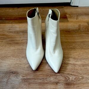 Marc Fisher LTD White Booties